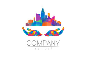 Company Logo Vector City Town Icon