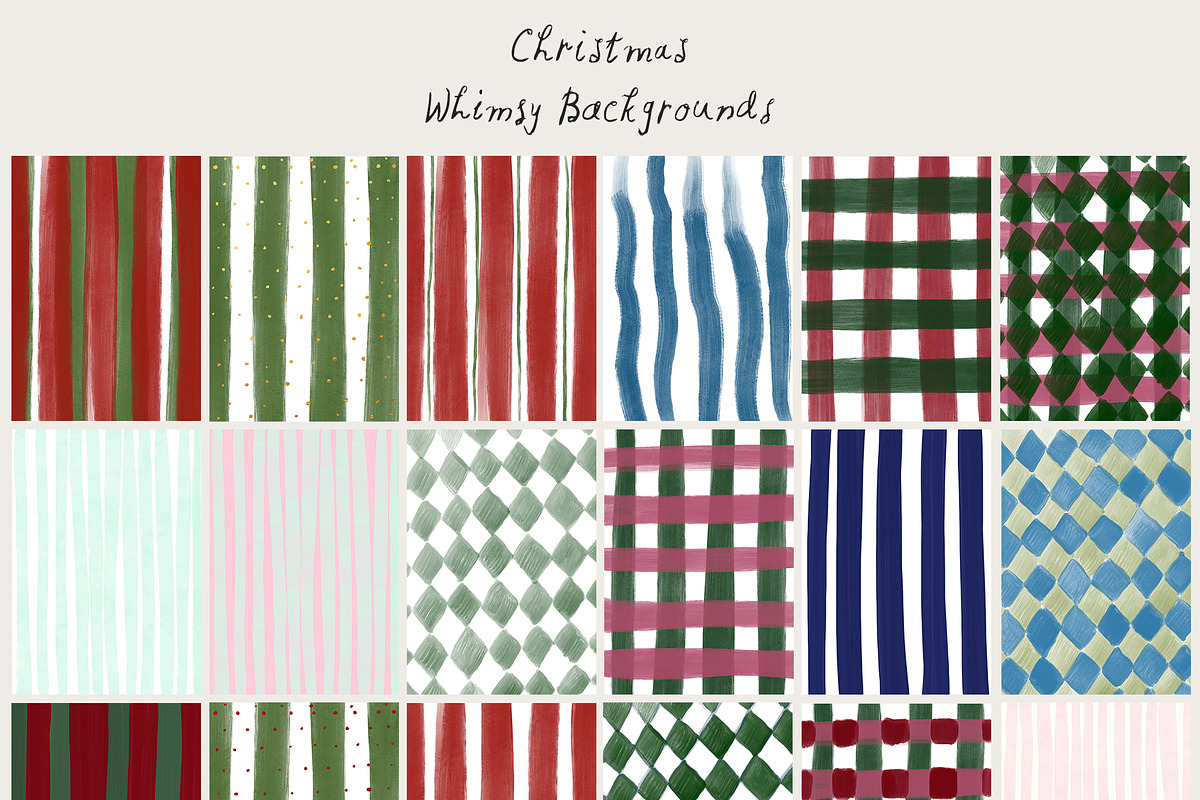 Christmas Whimsy Cards & Frames, a Background Graphic by Lana Elanor (Photo 11 of 16)