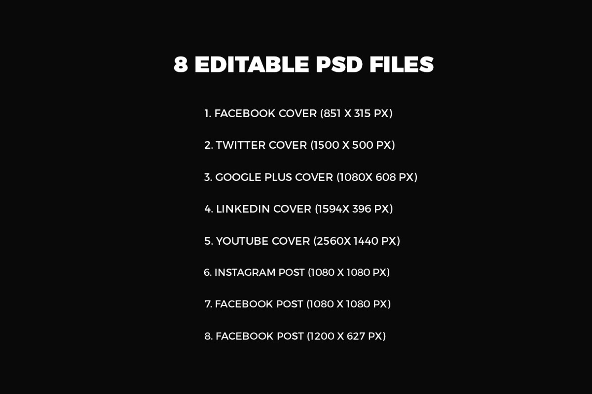 2018 New Year Social Media Cover Kit, a Social Media Template by akram (Photo 3 of 6)