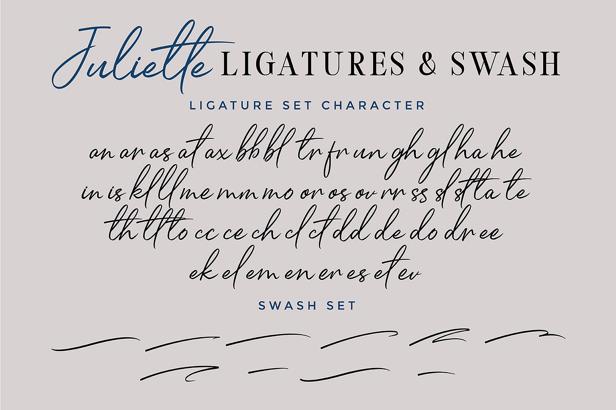 Juliette Font Duo (INTRO SALE), a Script Font by ngene (Photo 15 of 15)