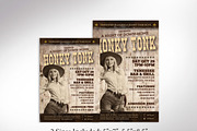 Honky Tonk Country Flyer Template, a Flyer Template by Four C Graphic (Thumbnail 2 of 10)