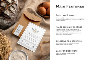 Bakery Branding Mockup Kit