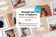 The Terracotta Instagram Template, a Social Media Template by thetrendytemplate (Thumbnail 1 of 5)