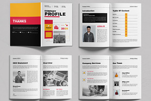 Company Profile Template Layout