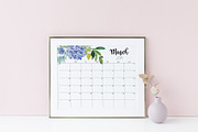 Large Calendar 2019 Printable PDF, a Stationery Template by EasyLifePlanners (Thumbnail 8 of 11)