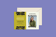 Arnhem Birthday Invitation, an Invitation Template by Mountain Folk Creative (Thumbnail 1 of 7)