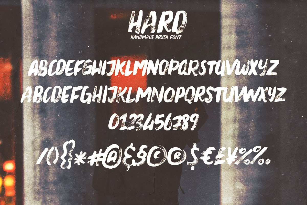Brush Hard - Handwritten Font, a Sans Serif Font by Cruzine (Photo 5 of 7)