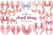 Coquette Angel Wings Sublimation, an Illustration by CreationArt (Thumbnail 1 of 5)