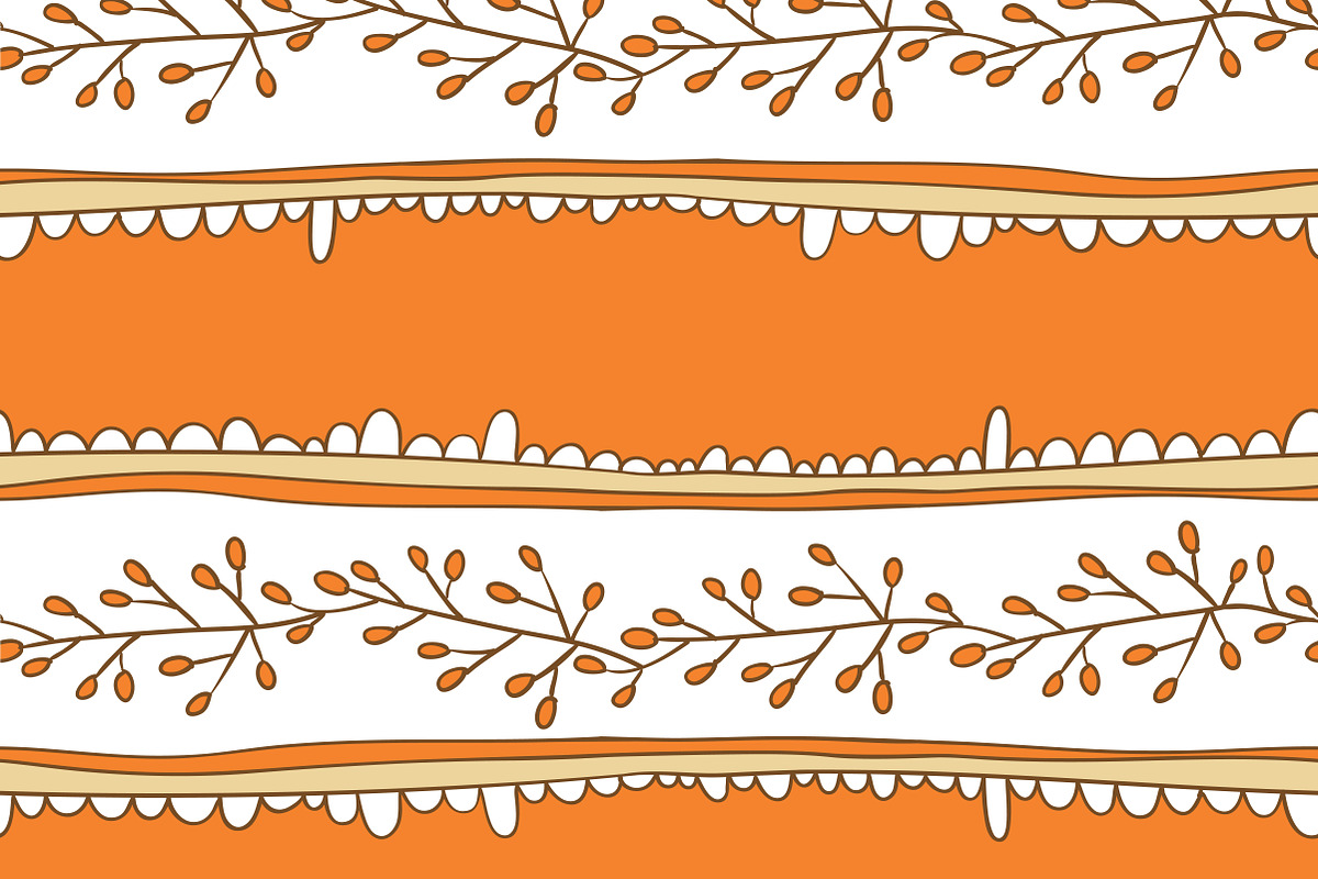 Vector set "Floral Pattern" preview 5