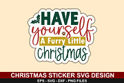 Christmas Sticker SVG Bundle, a Texture Graphic by crative8112 (Thumbnail 4 of 7)
