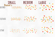Pastel Confetti Scatter Brushes, a Brush Add-On by TeaBerry (Thumbnail 2 of 2)