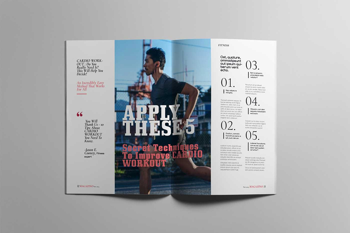The Best Magazine Layout Design, a Magazine Template by Swayang (Photo 16 of 21)