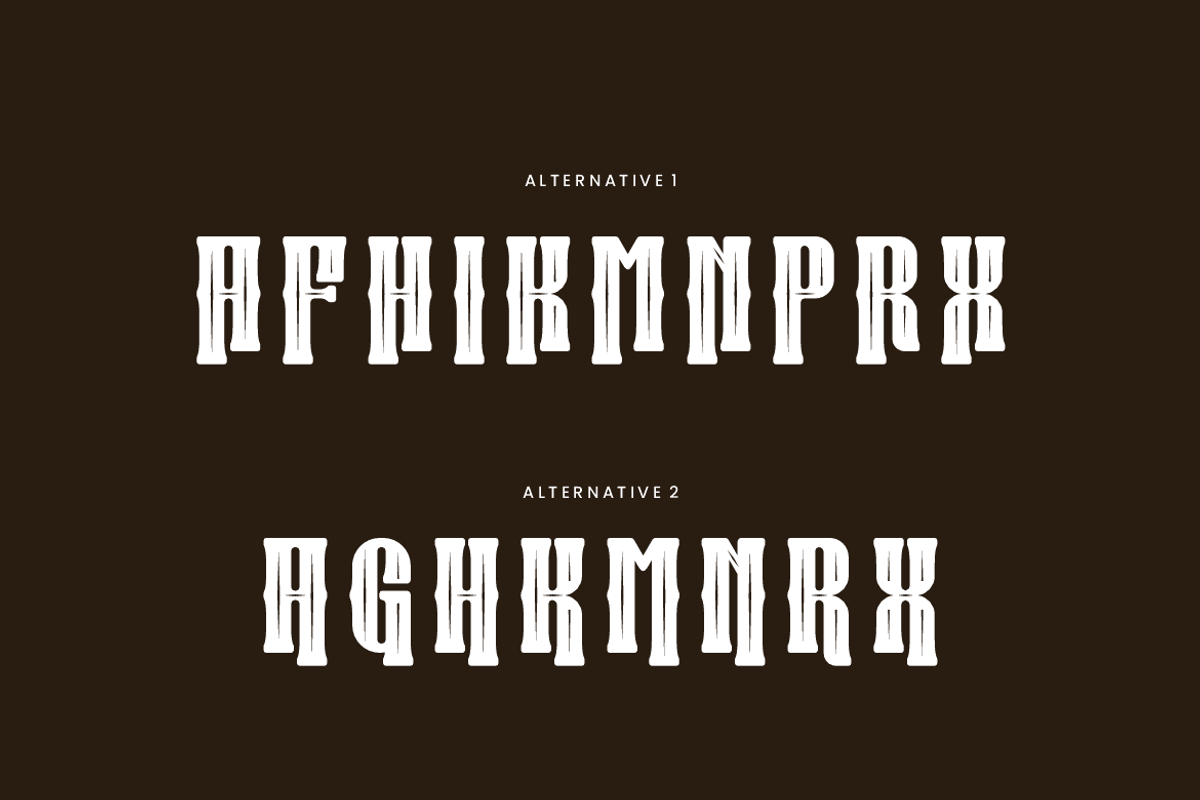 King Resmox - Western & Vintage Font, a Serif Font by QR Design Studio (Photo 7 of 8)