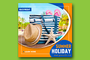 Summer Instagram Banner, a Social Media Template by Rafoz (Thumbnail 1 of 3)