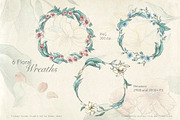 Vintage Garden Flowers, a Decorative Illustration by Evenif (Thumbnail 6 of 22)