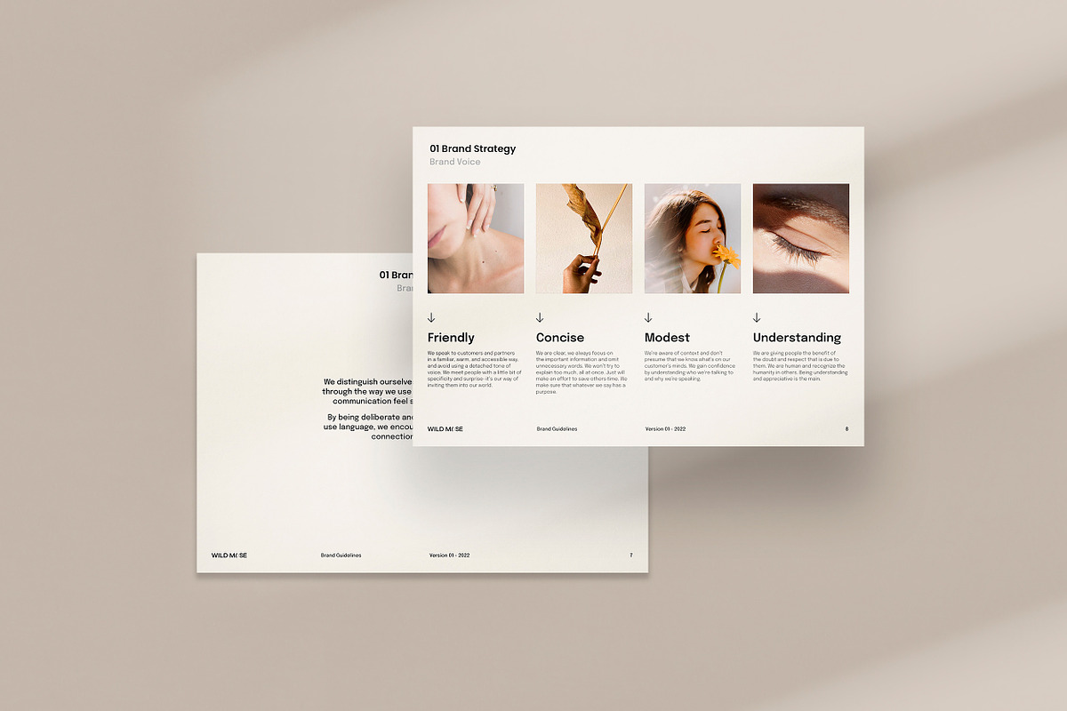 WILD MUSE / Brand Guidelines, a Brochure Template by Studio Dara (Photo 7 of 23)