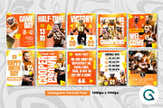 American Football Social Media Pack, a Social Media Template by Geelator Studio (Thumbnail 2 of 5)