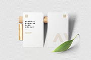 Vertical Business Card Mockup, an Advertising Mockup by zpackcreative (Thumbnail 3 of 4)