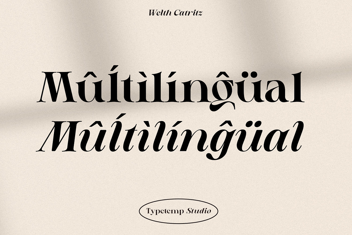 Welth Catritz - Classic Serif, a Serif Font by Typetemp Studio (Photo 27 of 29)