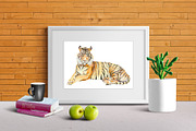 Watercolor animals, leafs, birds, an Animal Illustration by Watercolor arts (Thumbnail 2 of 6)