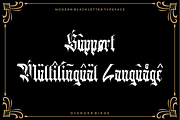 DB Bokutton Blackletter Typeface, a Blackletter Font by Sitintahitam (Thumbnail 7 of 8)
