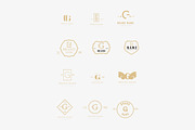 G letter MINIMAL VINTAGE LOGOS, a Branding & Logo Template by Hamed Studio (Thumbnail 5 of 6)