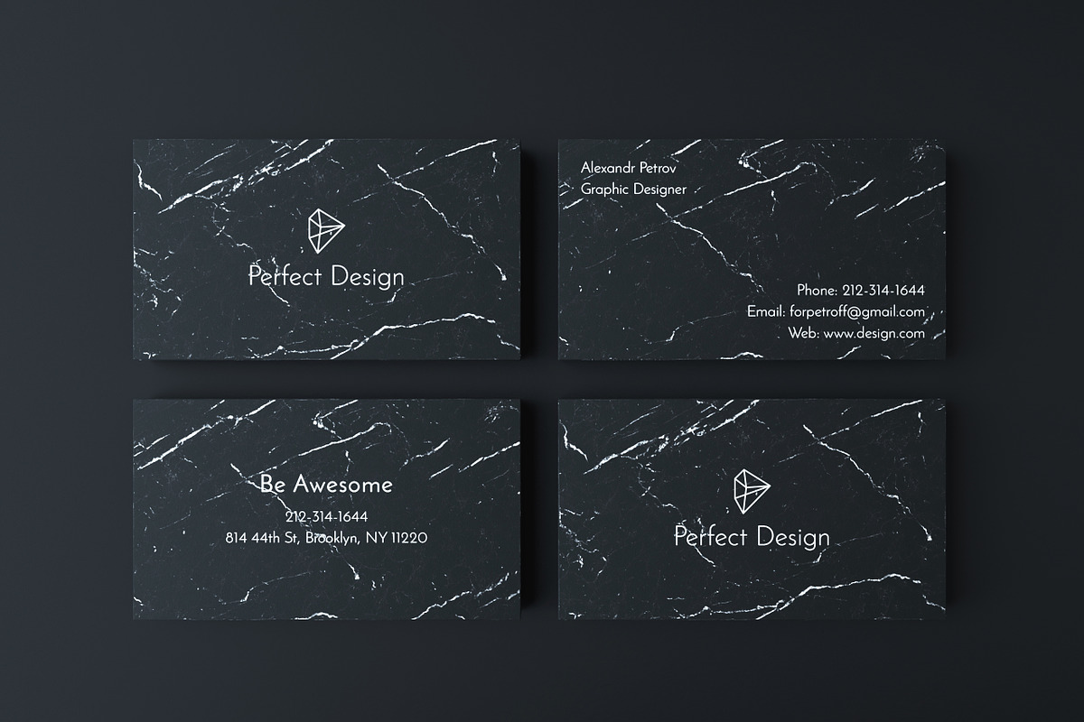 Markina Business Card Template, a Business Card Template by Perfect Design (Photo 4 of 5)