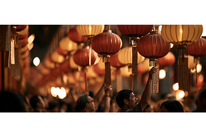 Man Hanging Wish Tags on Chinese, a Person Photo by piter.goskov