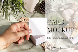 Jewelry BoxMockup Square CardXmasch3, a Product Mockup by PawMockups
