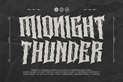 Ravok – Heavy Metal Blackletter Font, a Blackletter Font by Letterara (Thumbnail 8 of 15)