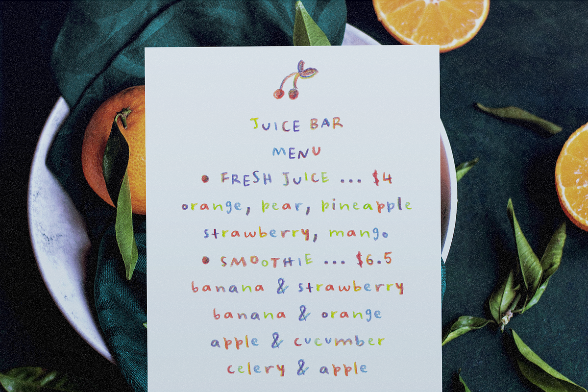 Magic Crayon SVG color font, a Handwritten Font by Ana's Fonts (Photo 7 of 7)