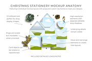 Christmas Stationery Canva Mockups, an Advertising Mockup by Mockup Scene (Thumbnail 2 of 11)