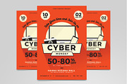 Cyber Monday Flyer, a Flyer Template by Tokosatsu (Thumbnail 1 of 3)
