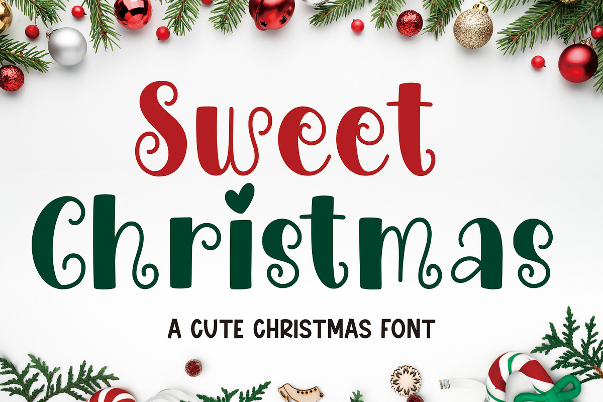 Sweet Christmas, a Handwritten Font by Mozatype (Photo 1 of 7)