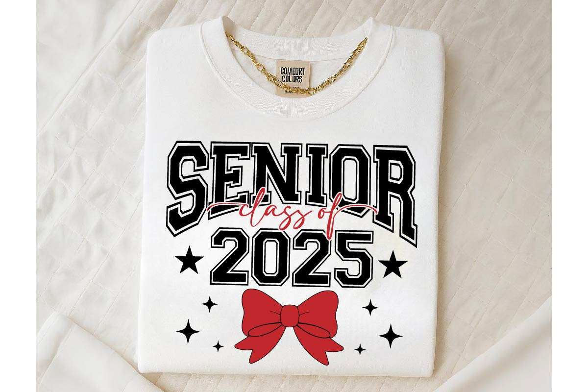 Coquette Senior Class Of 2025 Svg, an Object Graphic by Digi_Design_World (Photo 2 of 5)