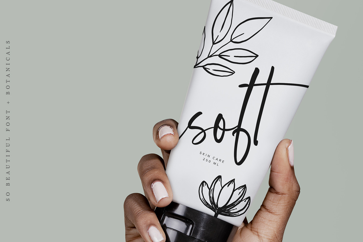 Handwriting Font and Botanicals, a Script Font by pixelcolours (Photo 5 of 10)