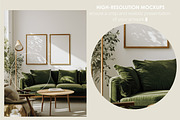 JADEITE | Frame mockup set, a Household Mockup by SCHÉRI (Thumbnail 3 of 11)