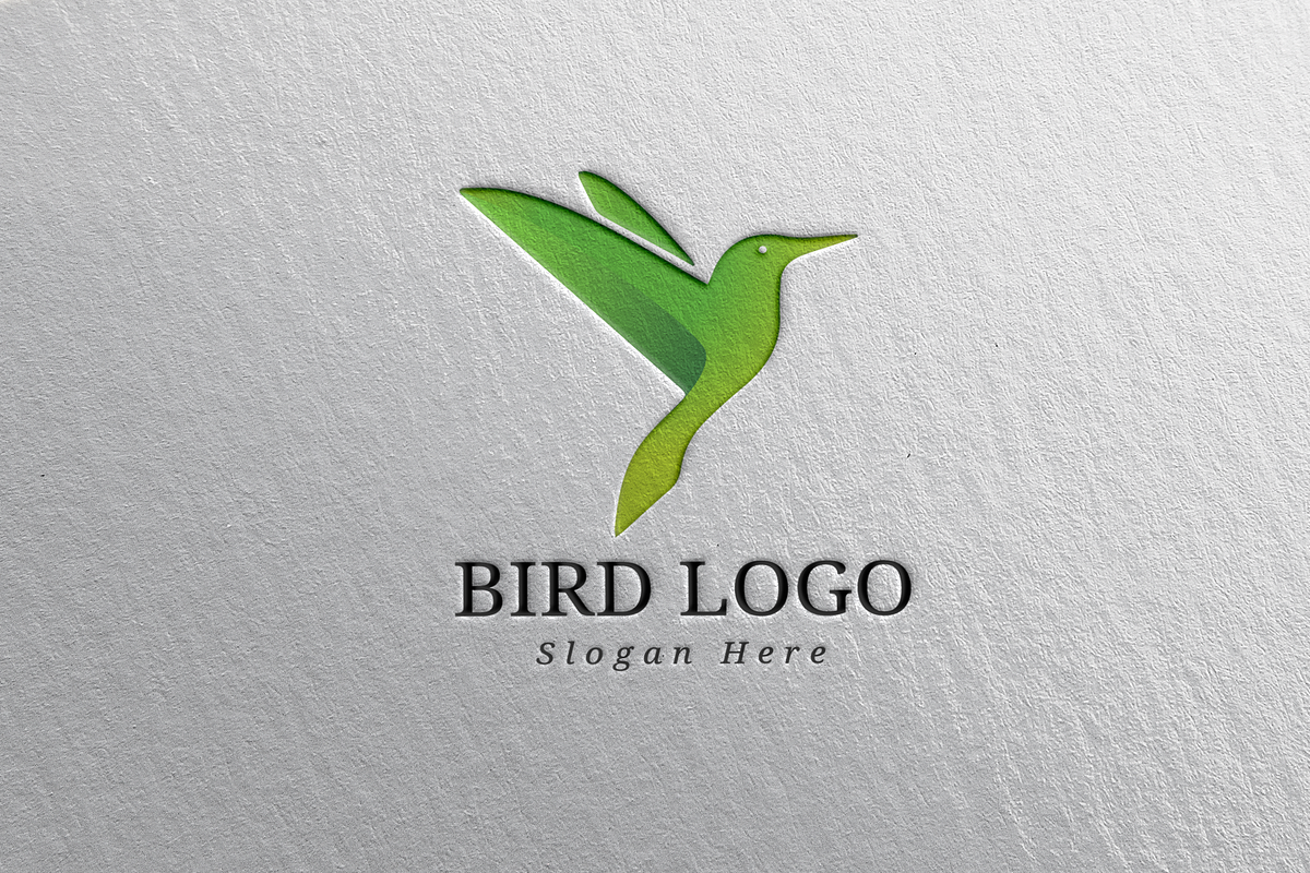 Logo Hummingbird Colibri Flying Bird, a Branding & Logo Template by Art Studio Design (Photo 1 of 2)