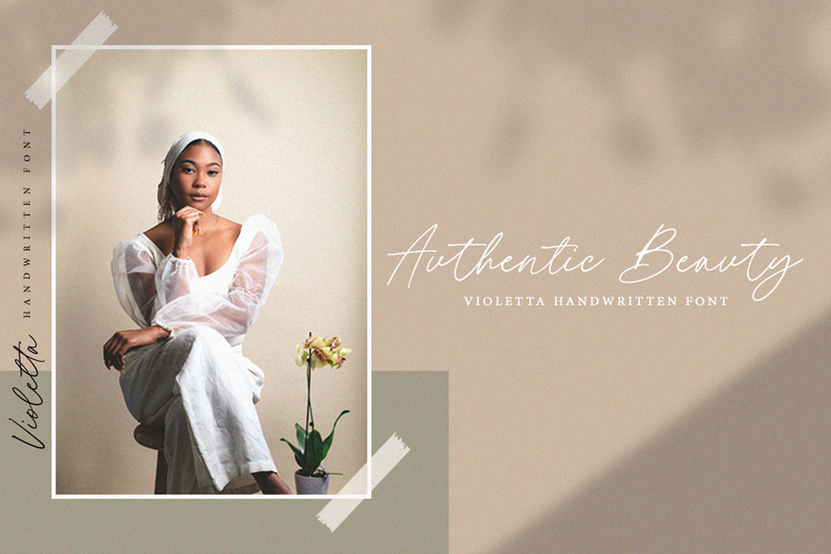 Sale 20% Violetta // Classy Font, a Script Font by Anatadesign (Photo 11 of 20)