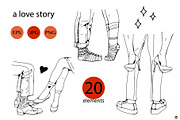 love story, a Person Illustration by Olillia (Thumbnail 10 of 10)