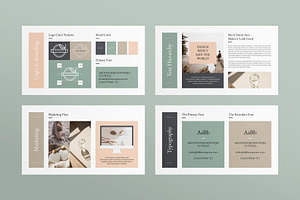 Brand Sheets Presentation Template