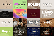 Exclusive Font Bundle, a Sans Serif Font by Larin Type Co. (Thumbnail 5 of 15)