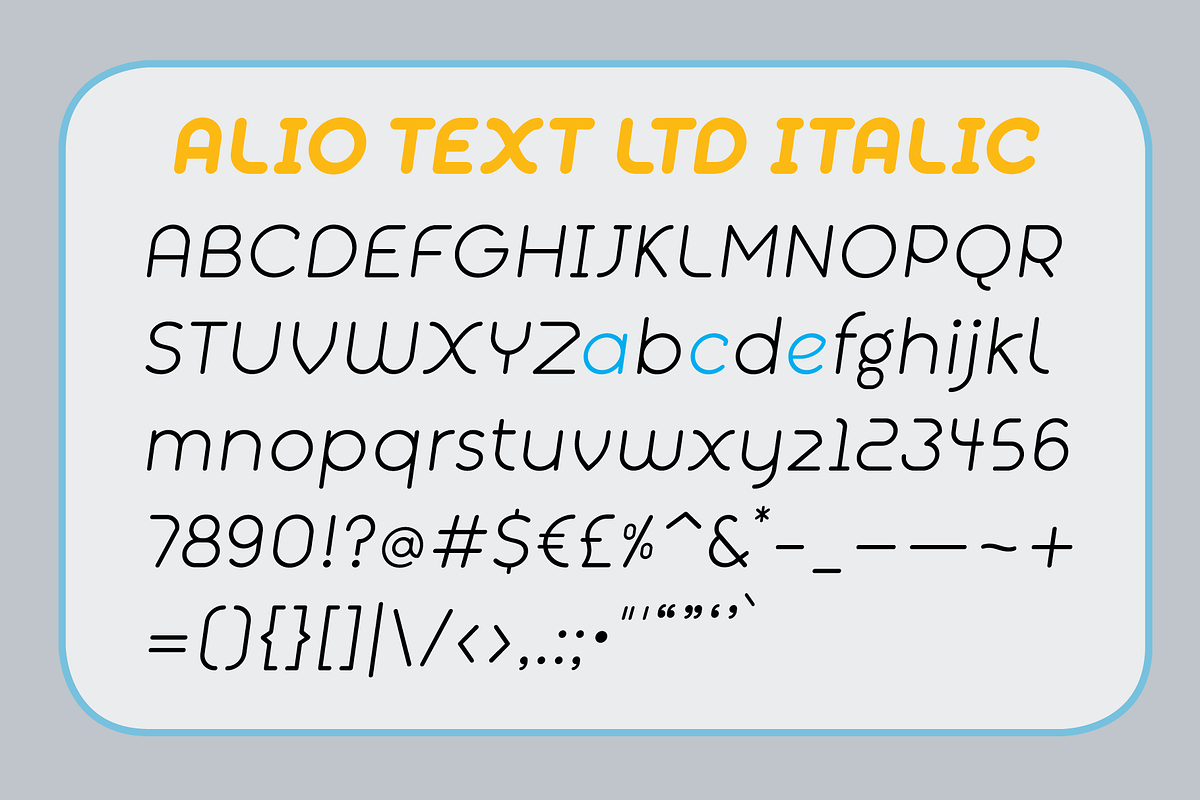 Alio™ Text LTD-Workhorse Sans Serif preview 4