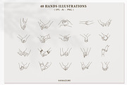 Couple Hands Set Collection #2, an Illustration by Hanazumi (Thumbnail 3 of 5)
