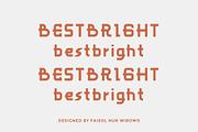 Bestbright Bold, a Sans Serif Font by Izalsye (Thumbnail 2 of 4)