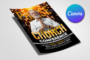 Praise & Worship Church Flyer, a Flyer Template by Psd Templates (Thumbnail 3 of 3)