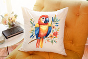Folk Art Animals Birds Butterflies P, an Illustration by Sublimation Artist (Thumbnail 6 of 6)