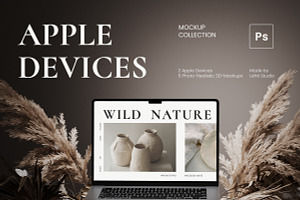 Wild Nature Apple Devices Mockups