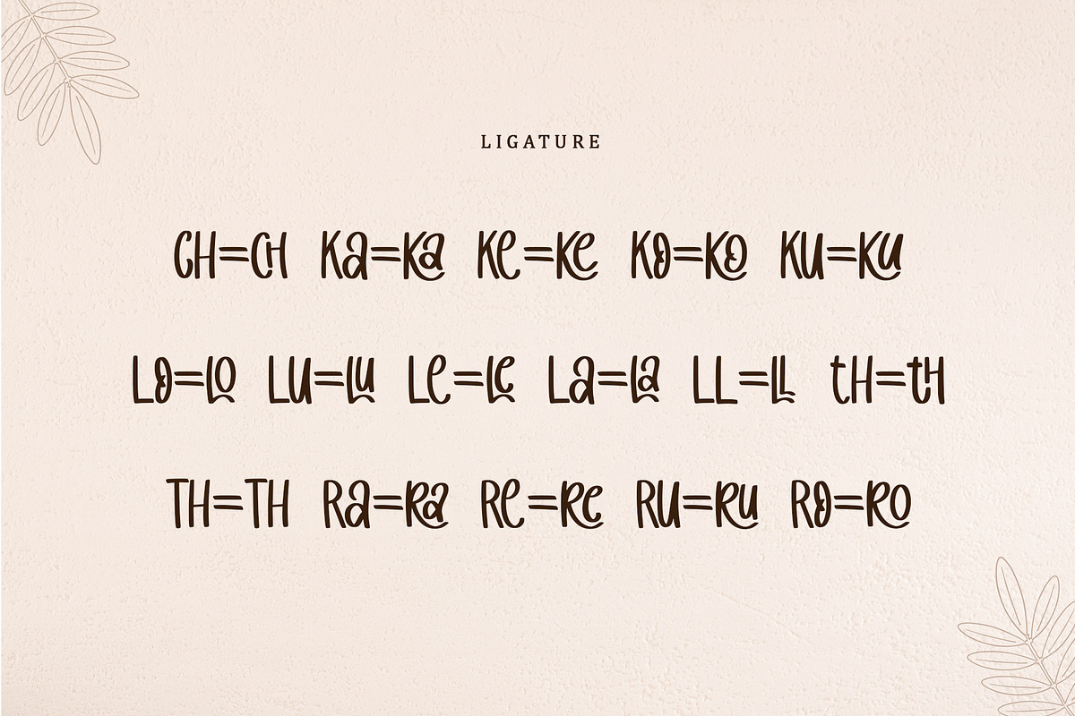 Rothi Kola | Display Font, a Handwritten Font by esamaradany (Photo 8 of 9)