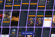 Movie Stream App Mobile UI KIT, an App Template by UICreative (Thumbnail 2 of 4)